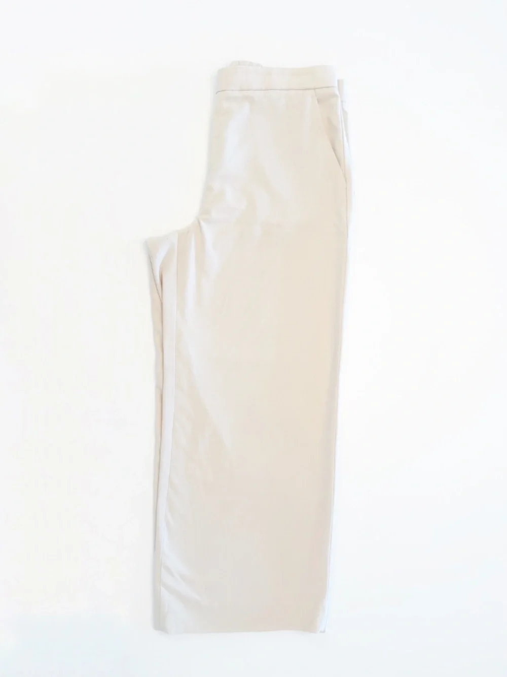 Banana Republic Hayden Pull-On Pants Size 14 Petite Cream